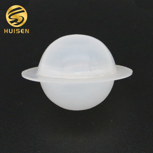 PP Liquid Level Plastic Covering Ball / Hollow Floating Polypropylene Balls With Edge